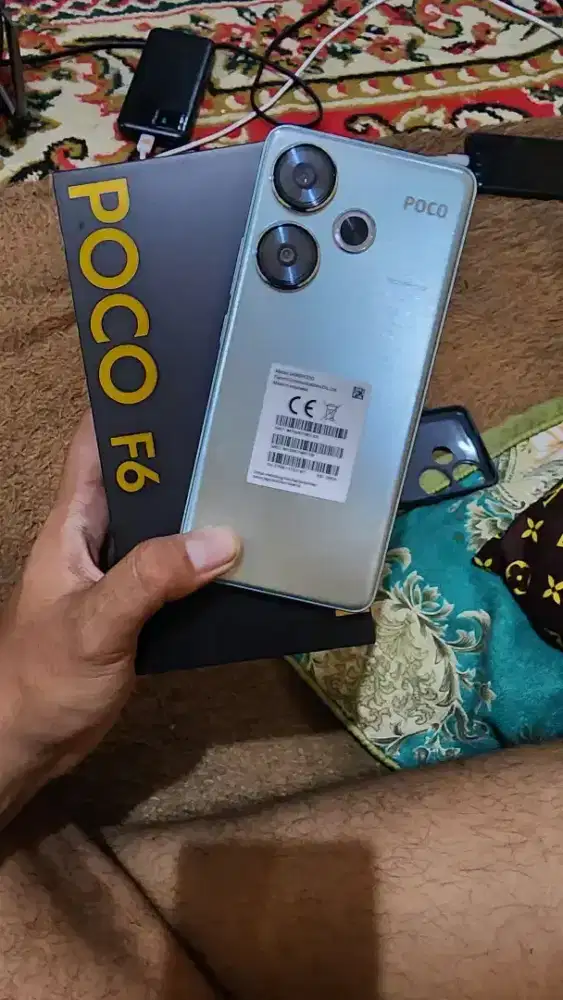 Poco F6 5G natural titanium 12/512