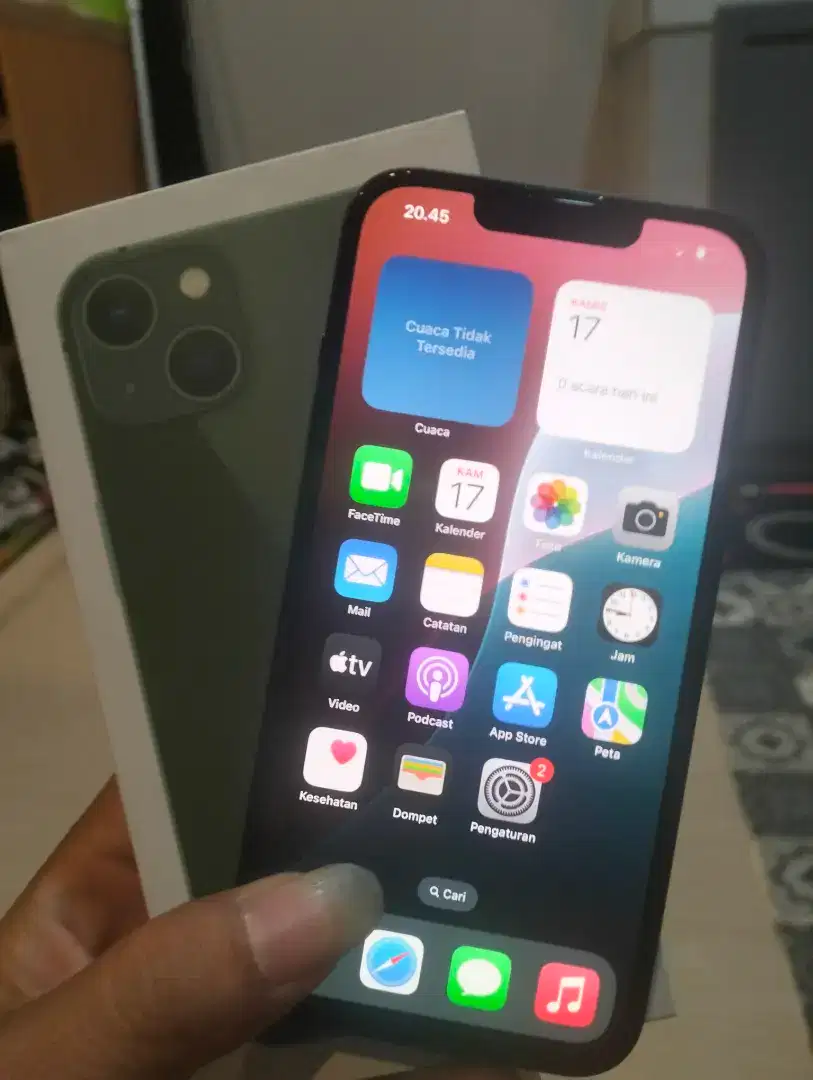 Iphone 13  128gb all operator mulusss warna Green