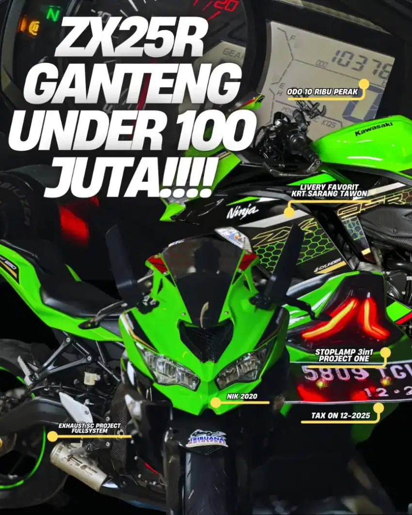 ZX25R SE ABS QS MODIF GANTENG MURMER