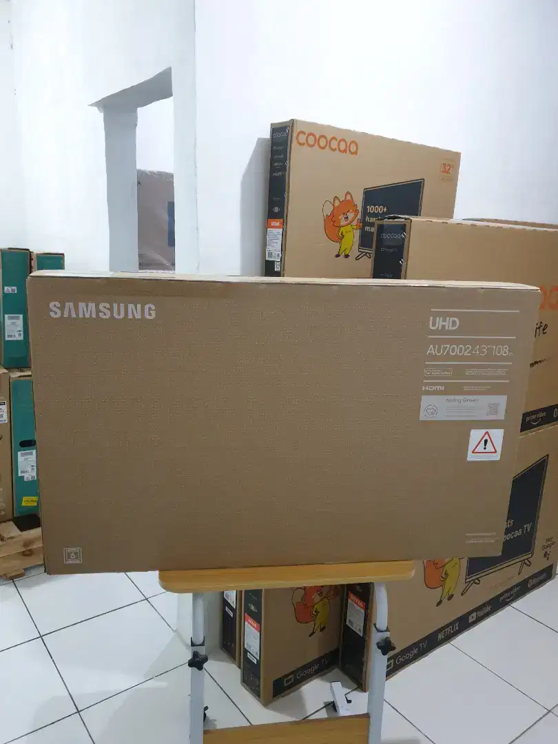 SAMSUNG SmartTV Digital 43 inch 4K UHD. 100% Gres, Bisa COD & Setting