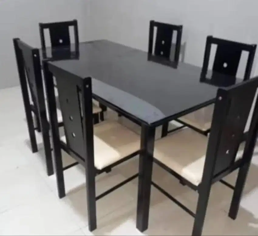 Jual Murah Berkualitas 1 Set Meja makan dan 6 Kursi Makan