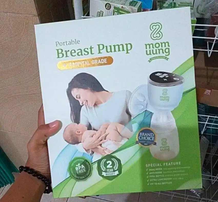 Dijual cepat pompa asi portable mom uung