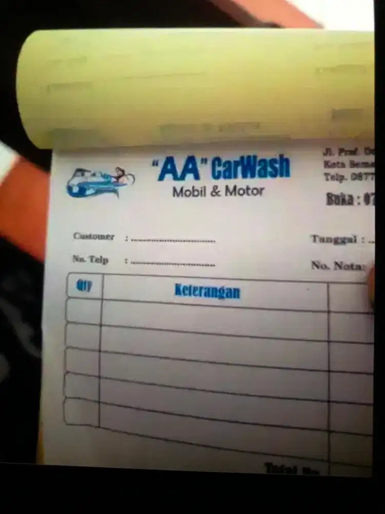 Dibutuhkan kasir wanita cuci motor dan mobil