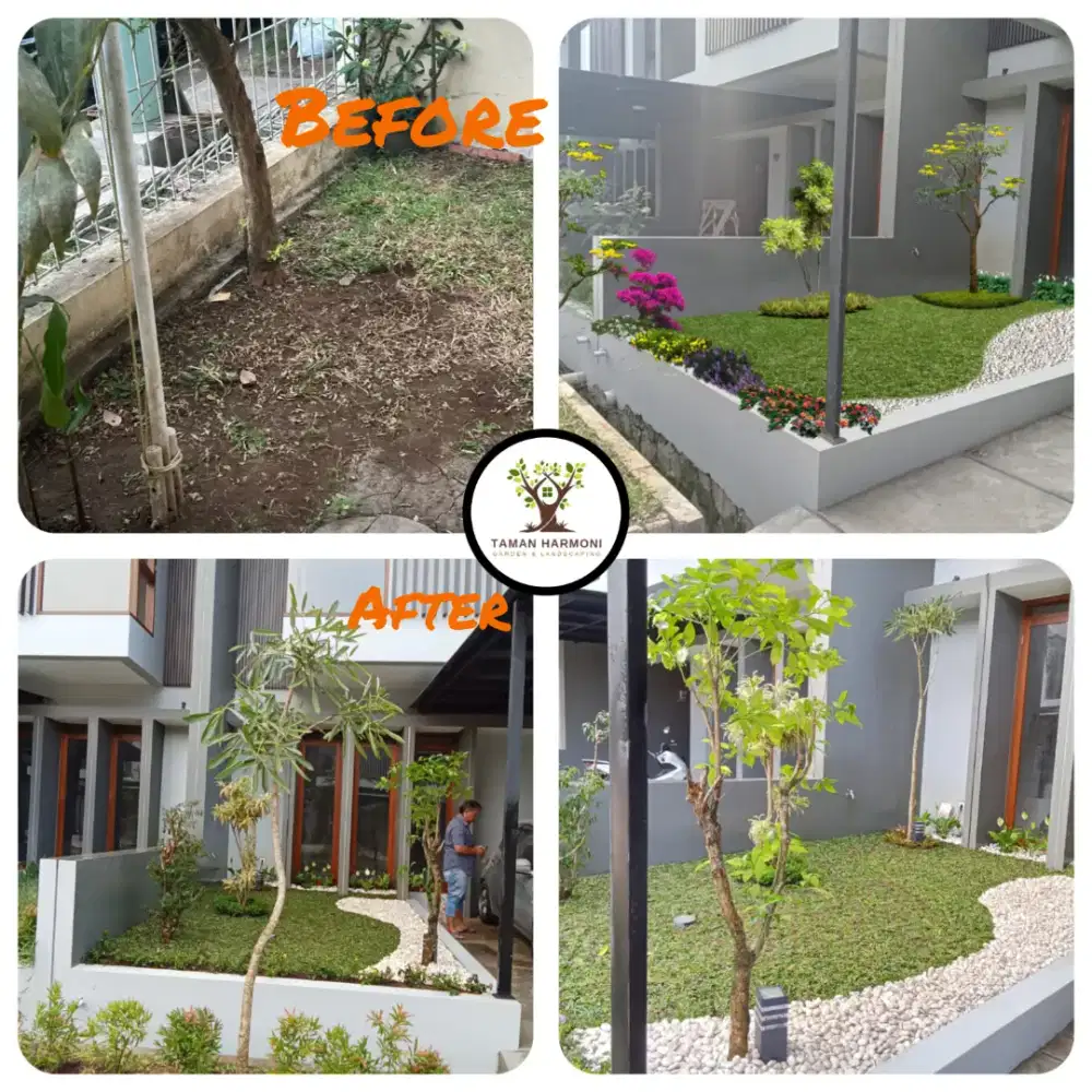 Paket Pembuatan Taman Rumah & Kantor - Taman Harmoni Bandung