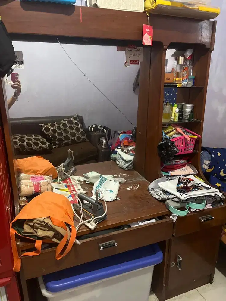 Jual meja Rias Jati kokoh