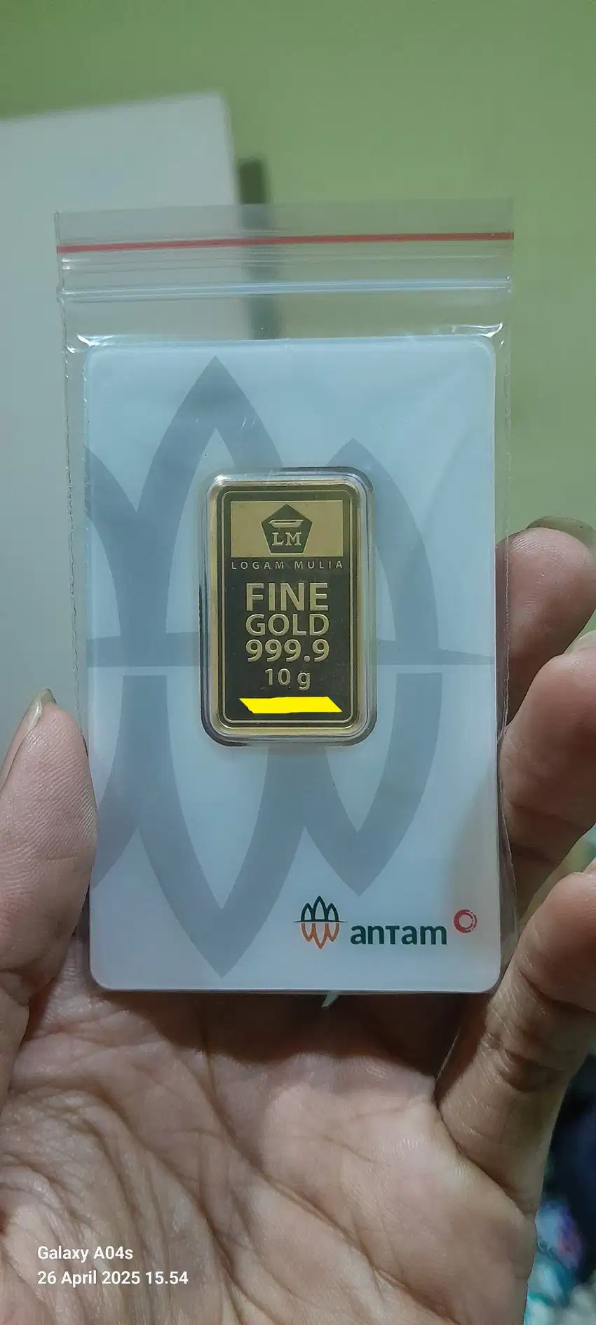Jual Emas Antam 10 Gram Red Mark Jakarta Pusat