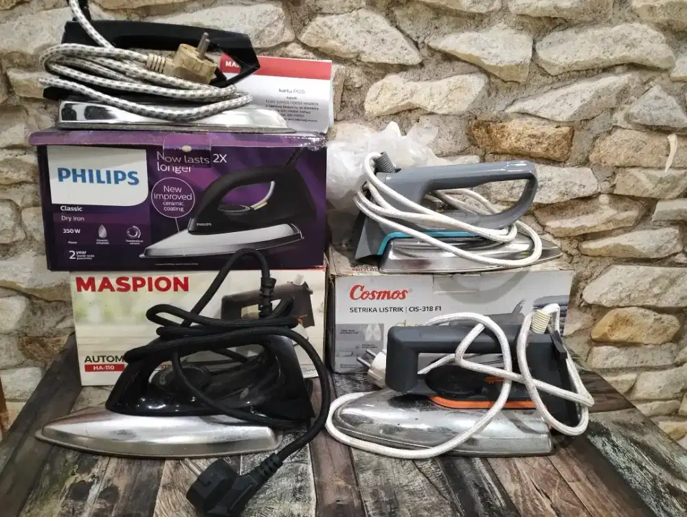 Jual Borongan 4 Setrika Listrik