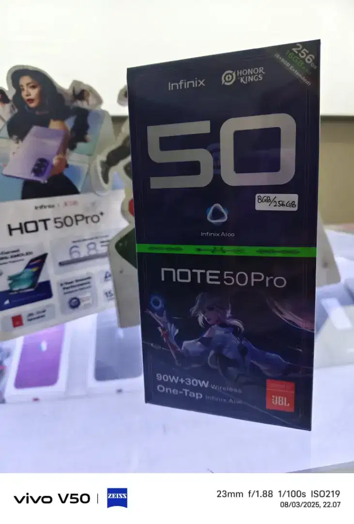 Infinix Note 50 Pro 8GB+8GB/256GB,Baru,Segel Box ,Garansi Resmi,Ori