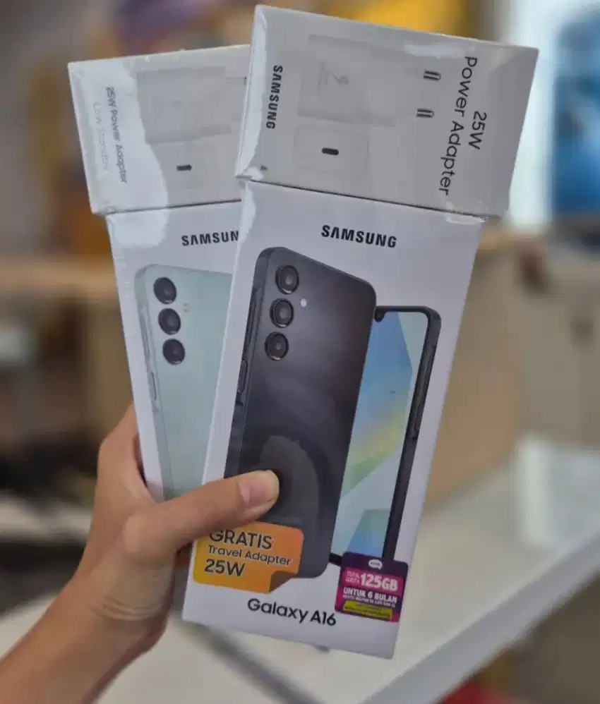 SAMSUNG A16 256GB DISKON 250K GRATIS ADAPTER DAN CASE