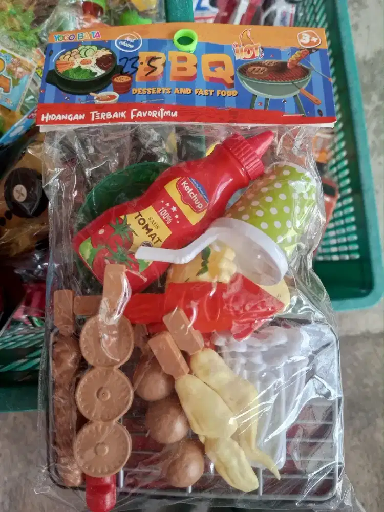 Mainan Anak masak BBQ set