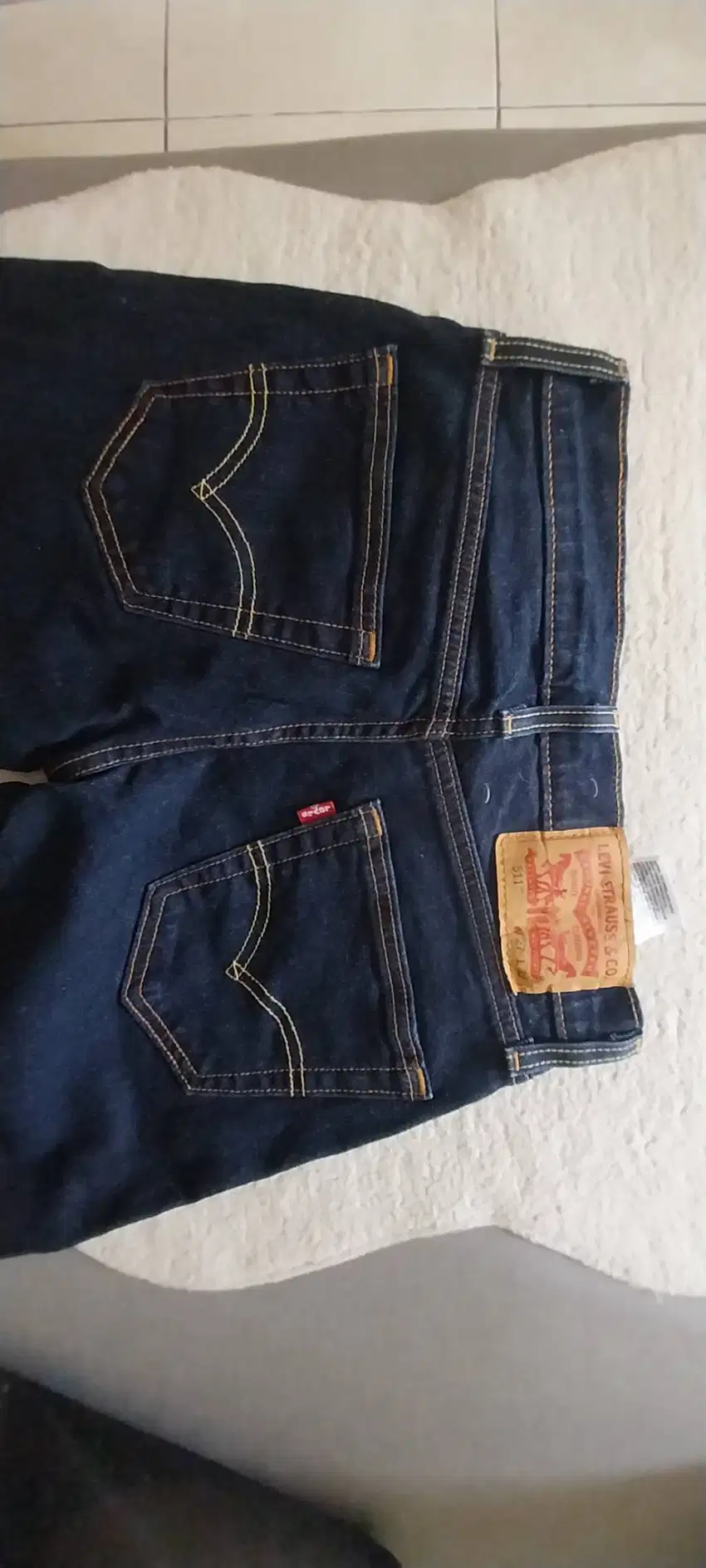 Levis 511 size 27 warna blue denim