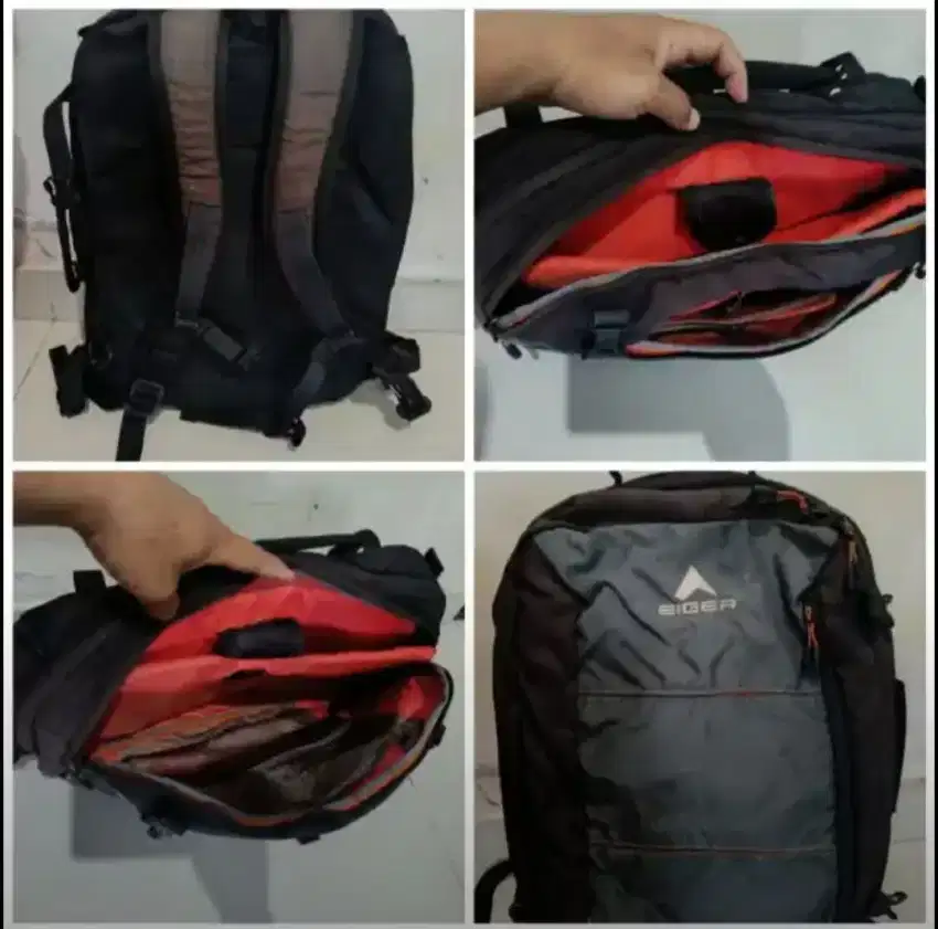 Tas Eiger Hitam
