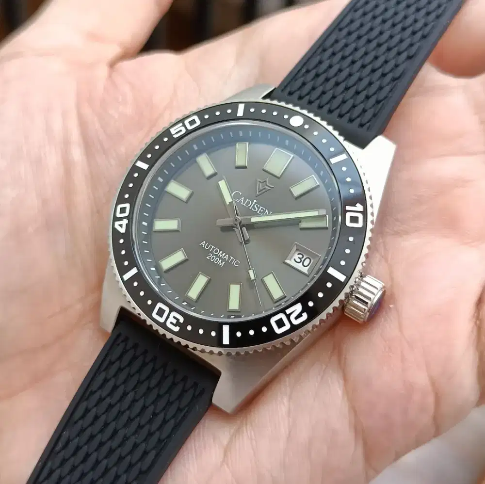 Jam Cadisen 62MAS 38mm Automatic Diver NH35