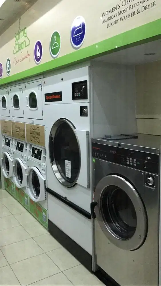 Loker di Coin Laundry
