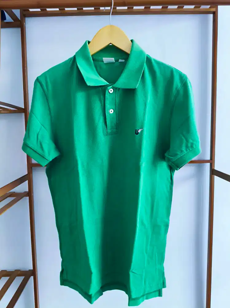 Polo Uniqlo x MB Hijau Muda Original