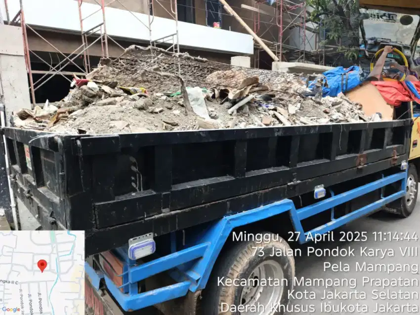 Jasa buang puing sampah