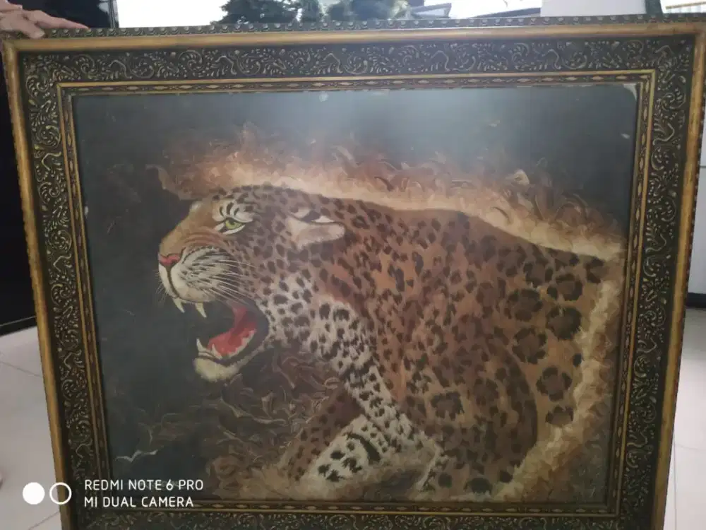 Lukisan macan  karya alm Cak kandar