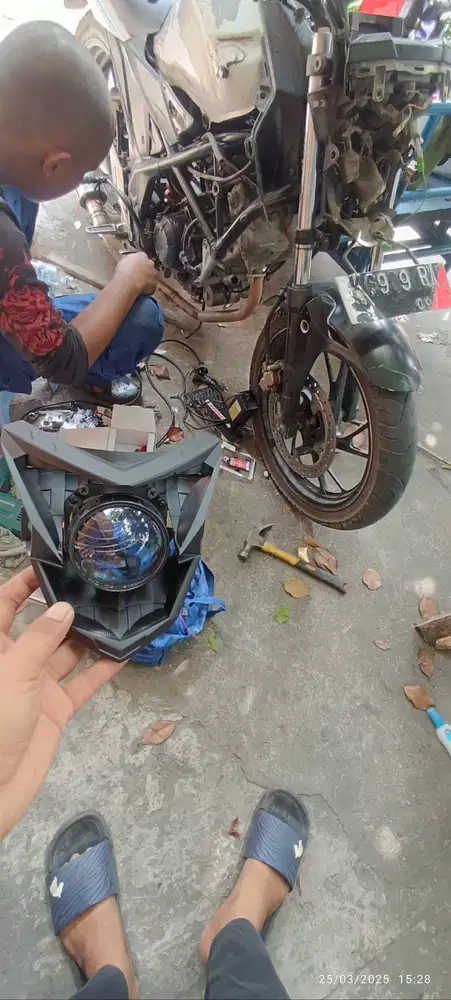 Jasa pasang lampu biled 250k