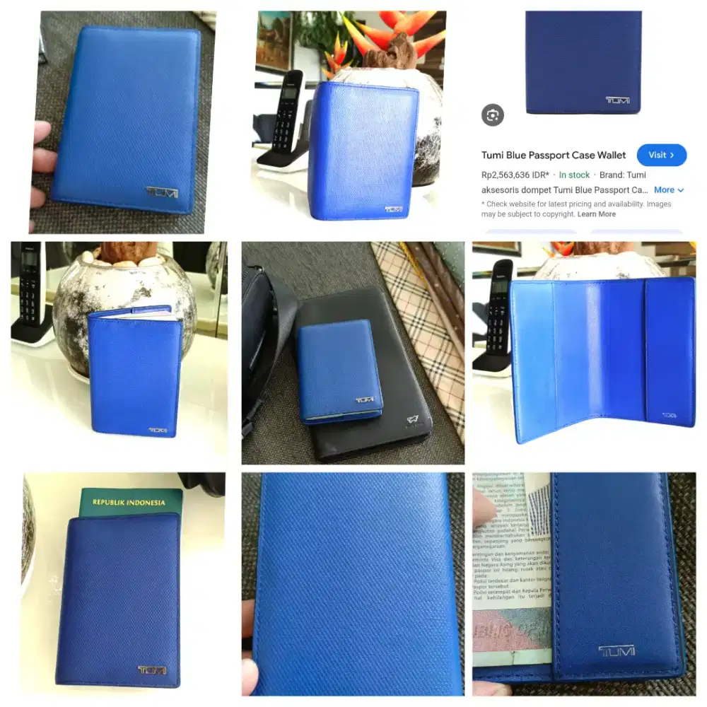 TUMI PASSPORT HOLDER  FULL LEATHER 1000% AUTHENTIC LIKE NEW NEGO.