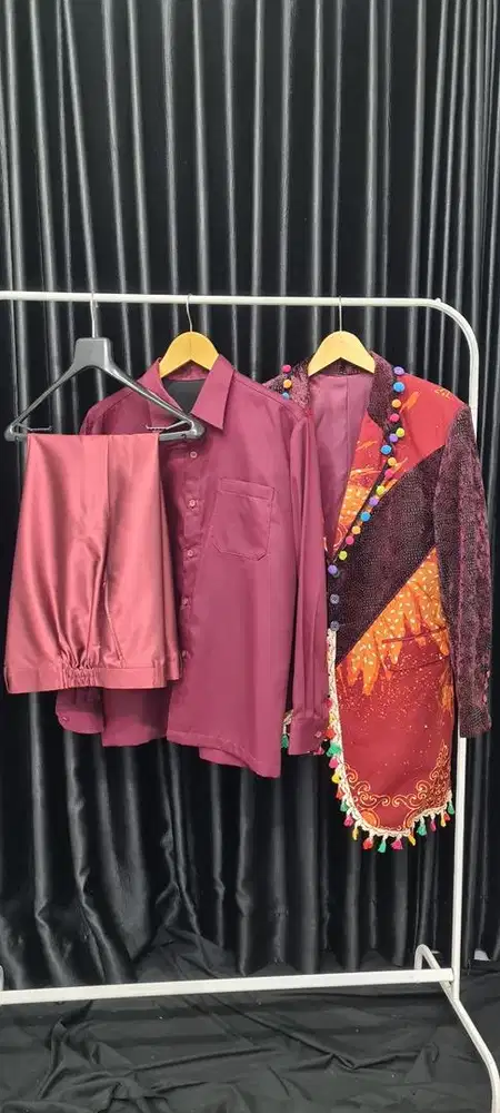 Jas limited edition, jas batik premium, jas katun, kemeja set, celana