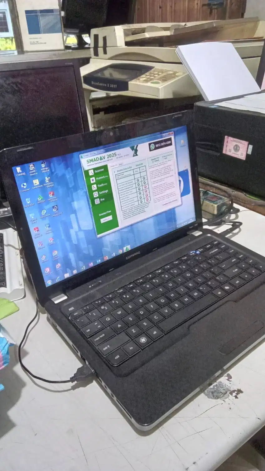 Laptop merk Compaq CQ42 Core I3