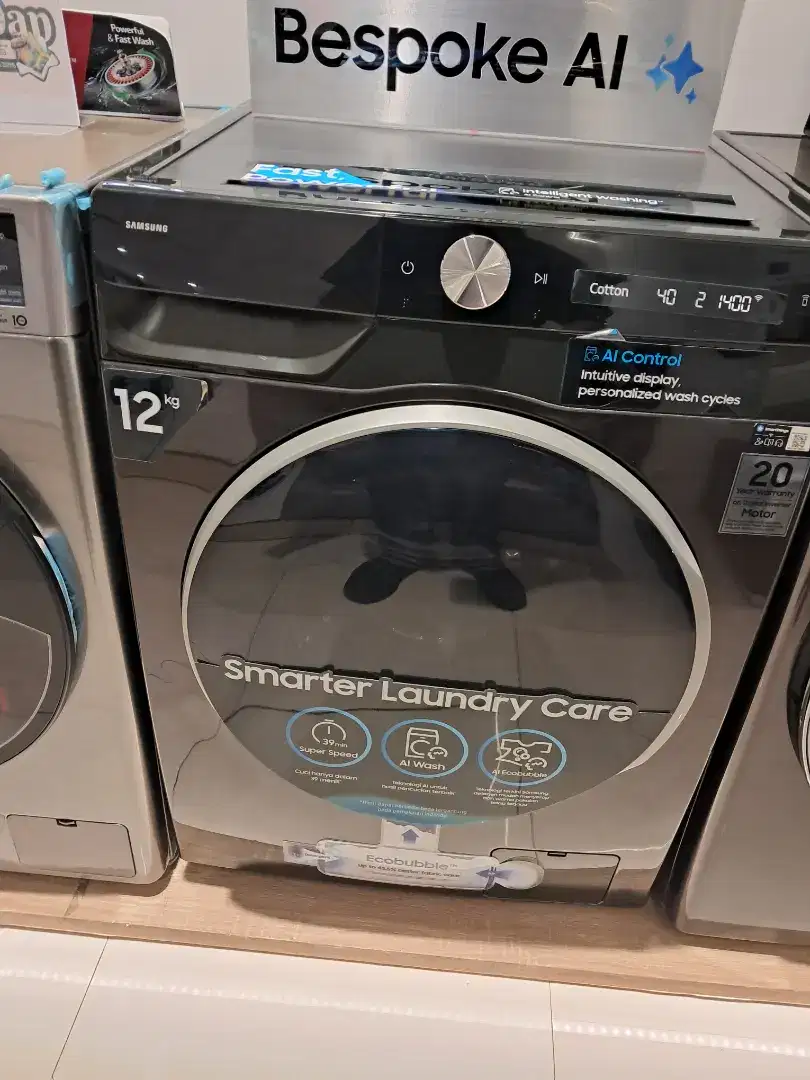 MESIN CUCI 1 TABUNG SAMSUNG FRONT LOADING 12 KG WW-12CGP44DSBSE