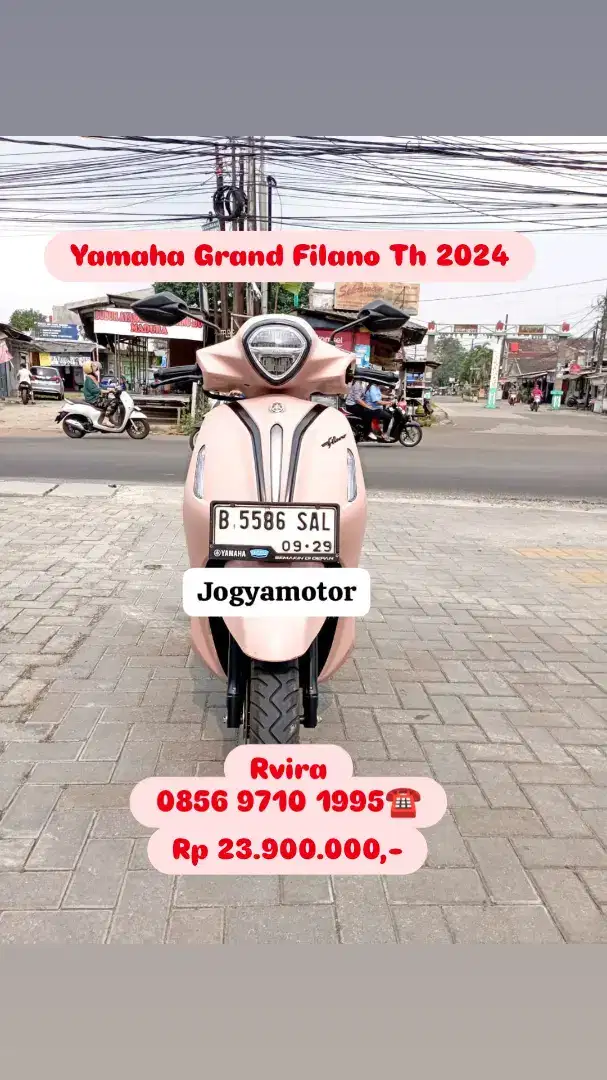 Yamaha Grandfilano Th 2024 ISTIMEWA KM 10RB