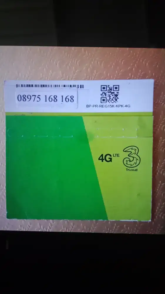 Sim Card 3 No Cantik seri 168