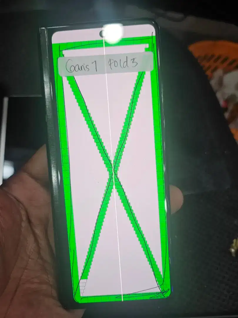 Lcd ori copotan samsung fold 3 depan