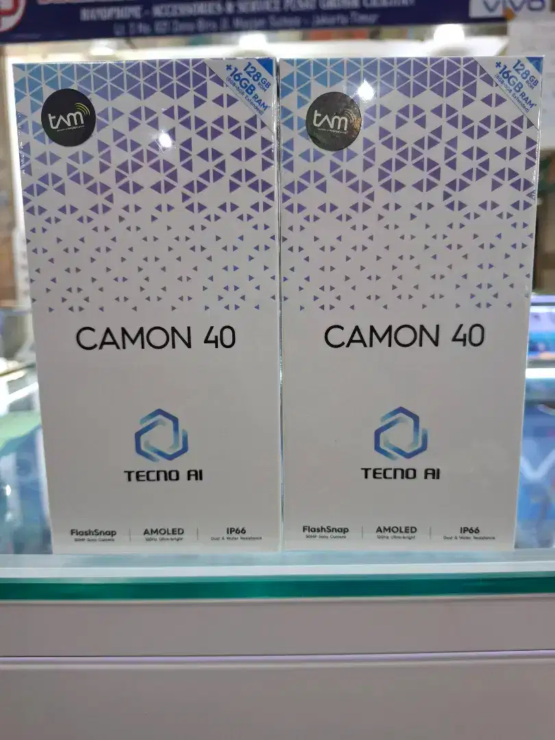 Tecno camon 40 ram 8gb/128gb & 8gb/256gb baru segel bisa tt bsa kredit