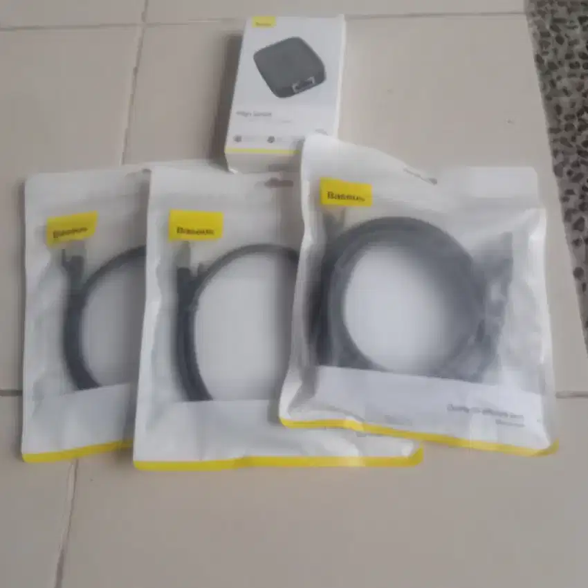 Jual paket extended LAN plus 3 kabel Baseus