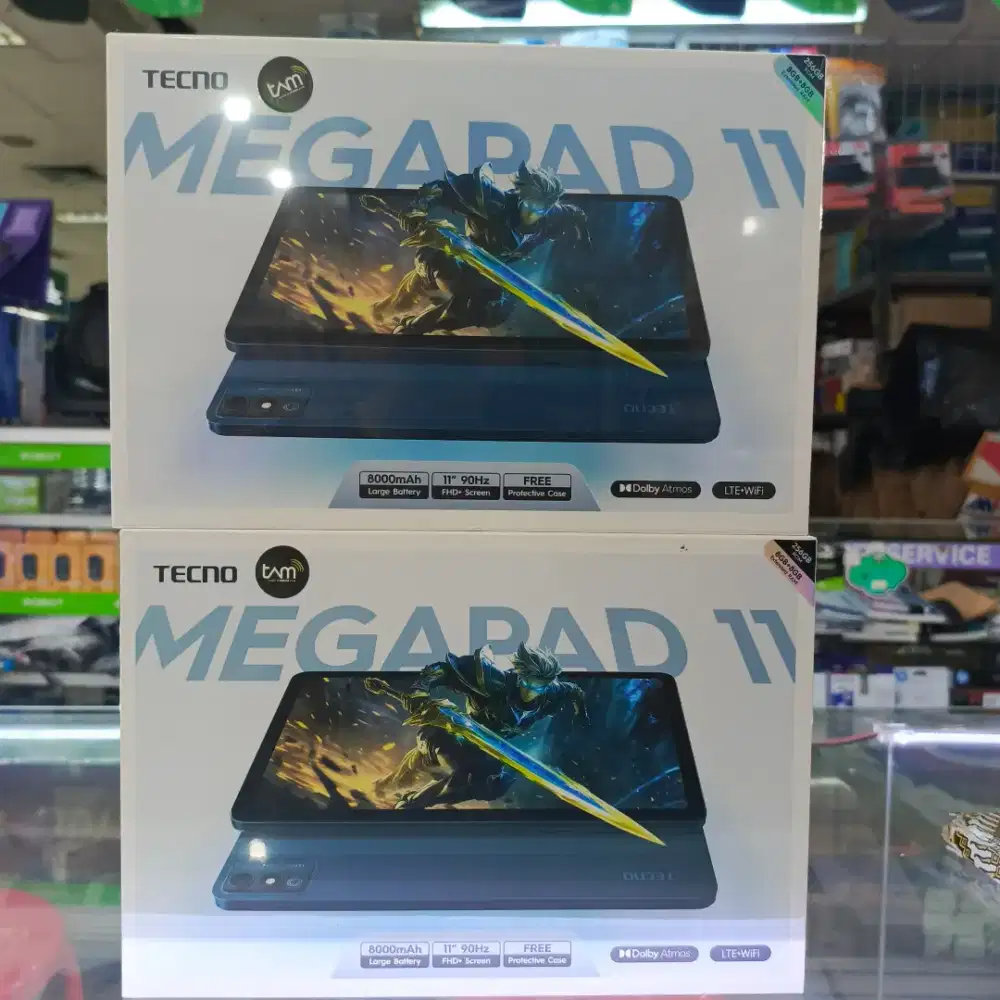 Tecno megapad 11 ram 8gb/128gb dan 8gb/256gbl