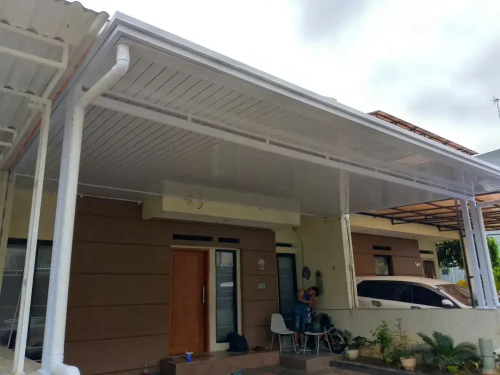 Kanopi carport dan plafon upvc