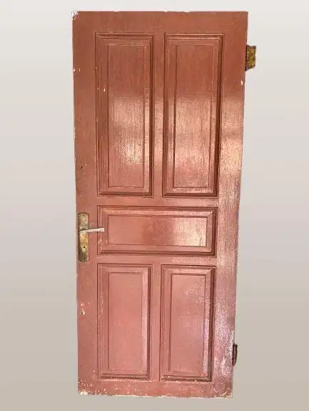 Dijual Daun Pintu Kayu Bekas, Kondisi Masih Bagus - Siap Pakai