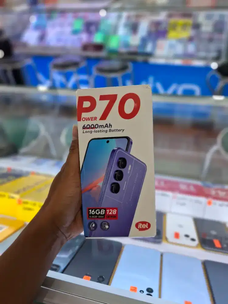 Itel P70 ram 8gb+8gb/128gb baru segel bisa tukar tambah bisa kredit
