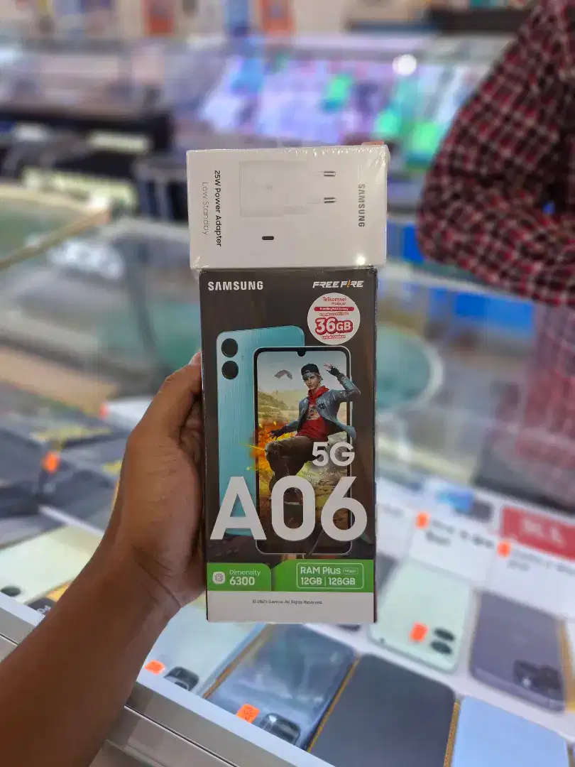 Samsung galaxy A06 5G ram 6gb+6gb/128gb baru segel bisa tt bisa kredit