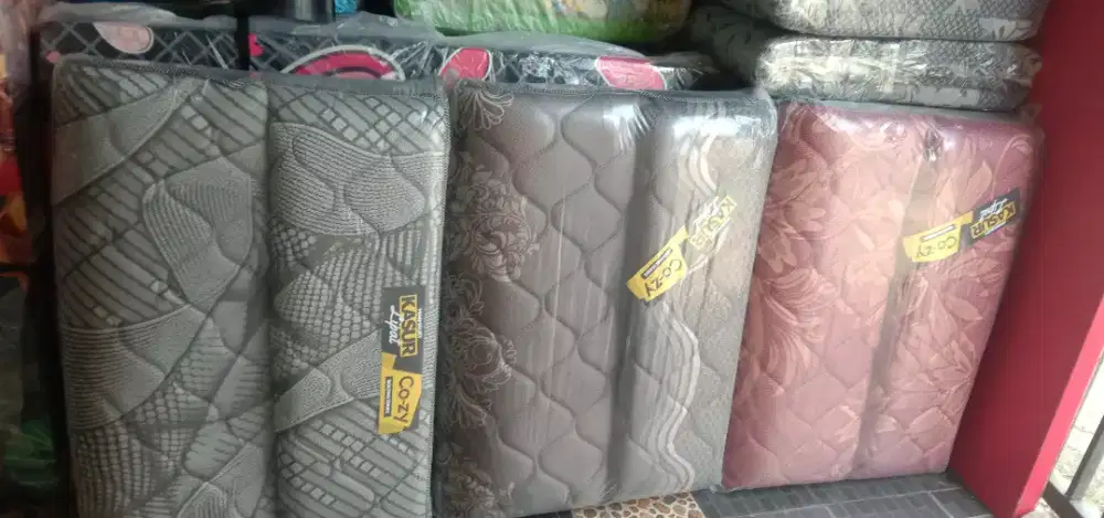 Kasur lantai busa 90x190x6cm cover terbaru