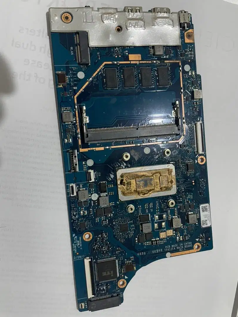 Motherboard asus tp412fa cabutan