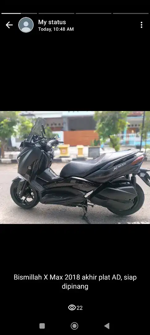 Xmax 2018 Low KM Superr Joss Istimewa