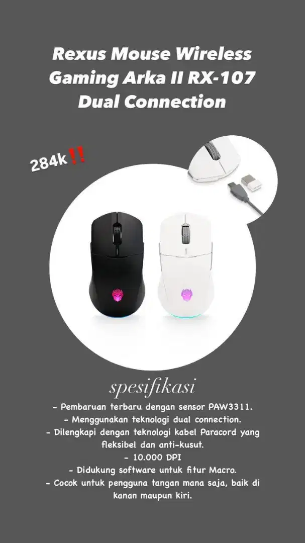 Mouse rexus ARKA II