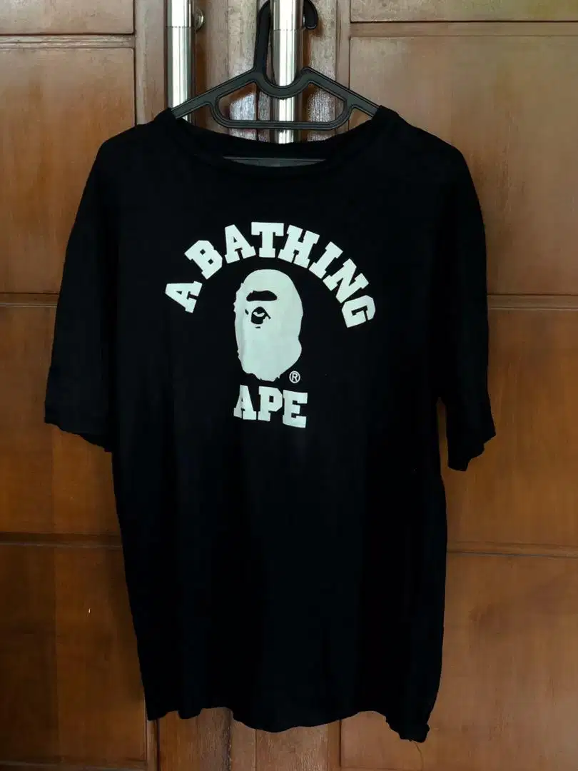Tshirt Bape Black White