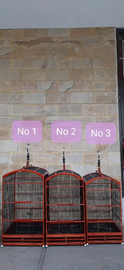 Sangkar Replika Kotak list pentol karet, BARU ready No 1,2,3,4