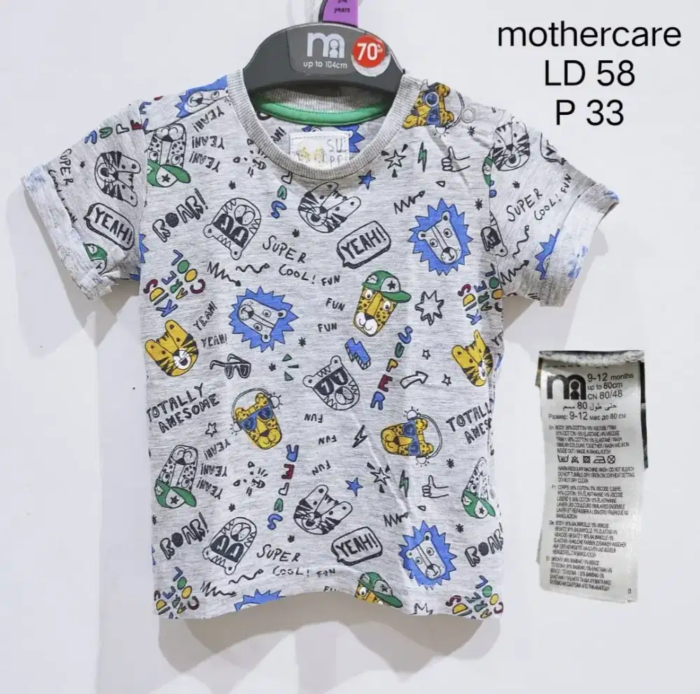 Kaos Anak Mothercare Carters