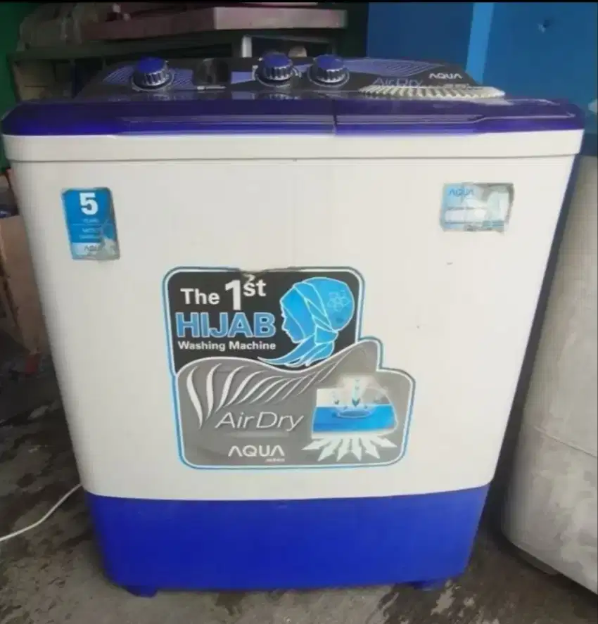 MESIN CUCI AQUA 2TABUNG 8KG QW-850XT