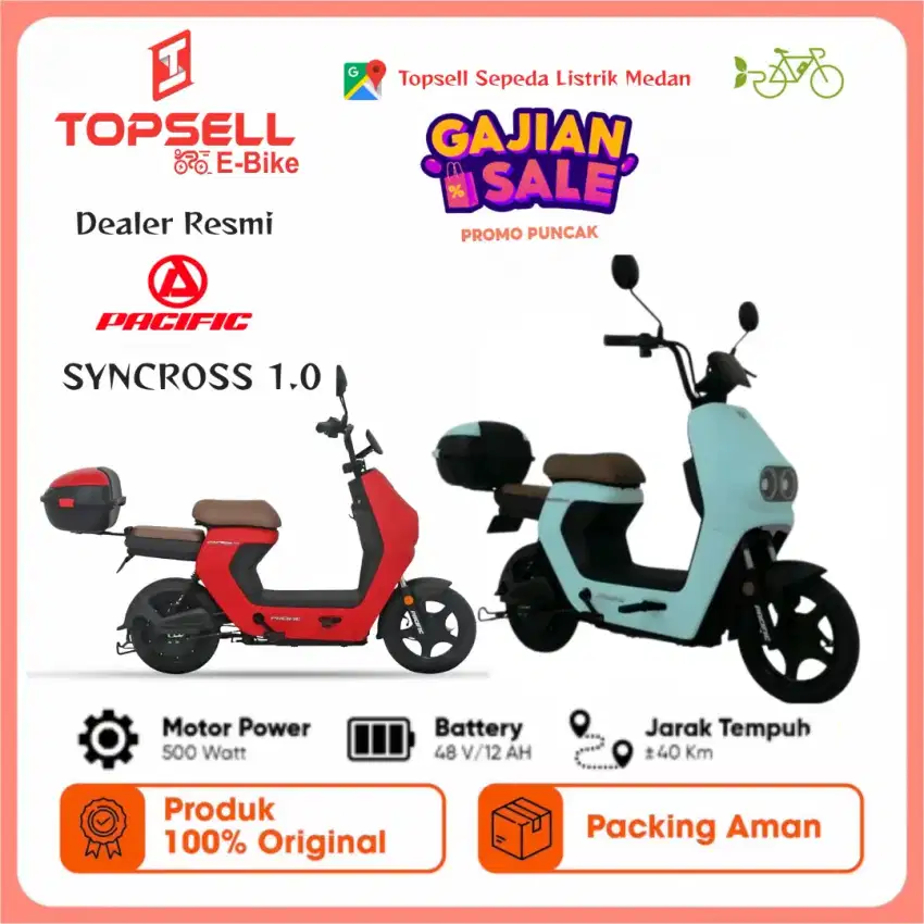 Sepeda Listrik Pasific Syncross 1
