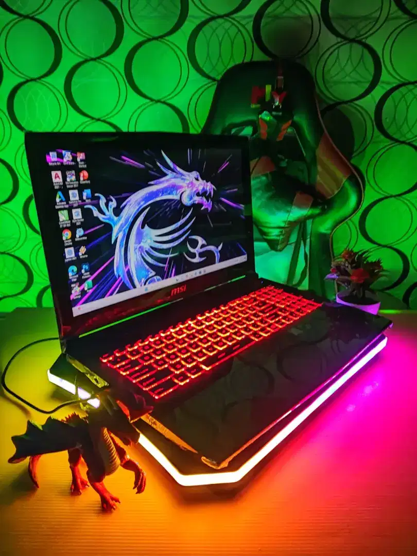 MSI Leopard Pro Gaming Core i7 RAM 16GB SSD+HDD VGA Nvidia GTX