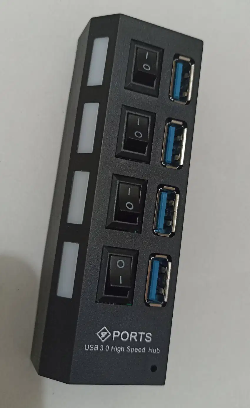 USB hub 4 Port USB 3.0 dengan Adaptor Power Supply