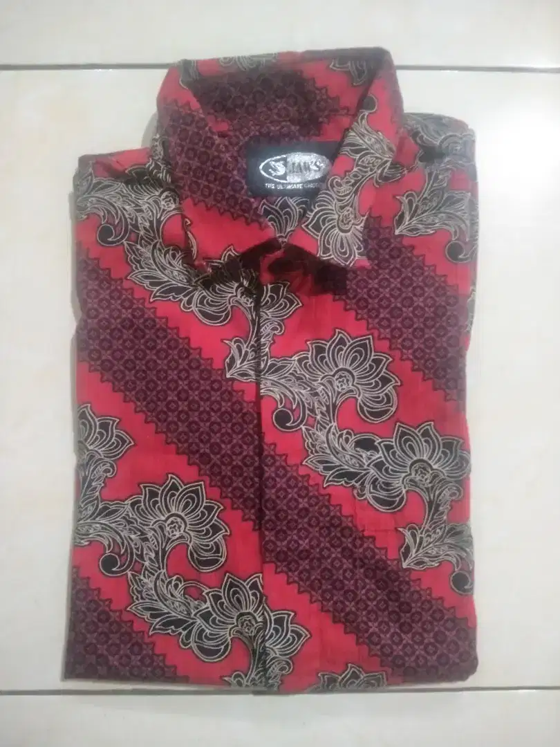 Batik Merah Motif Size M
