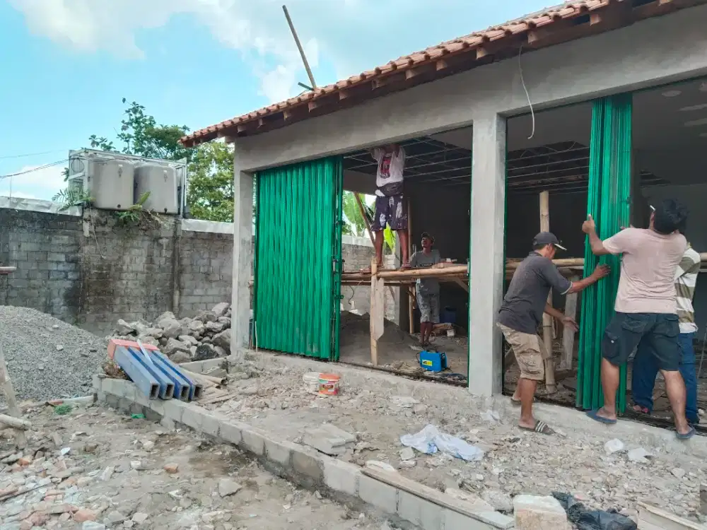 pemasangan dan pemindahan pintu folding gate