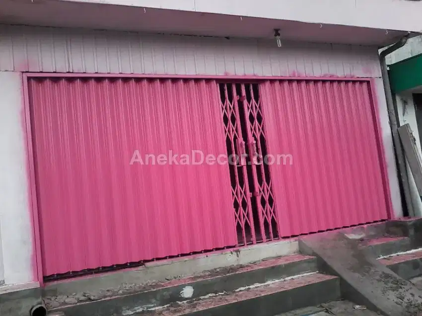 Pintu pengaman ruko folding gate dan rolling door